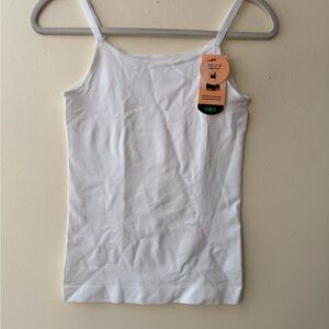 Shapermint Essentials All Day Every Day Scoop Neck Cami, White, size L